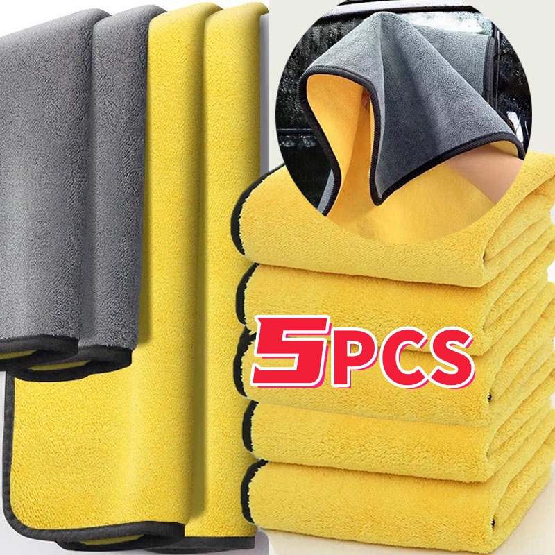1/3/5PCS 마이크로 화이버 청소 수건 두꺼운 부드 - Microfiber Towel Detailing 리뷰 및 가격