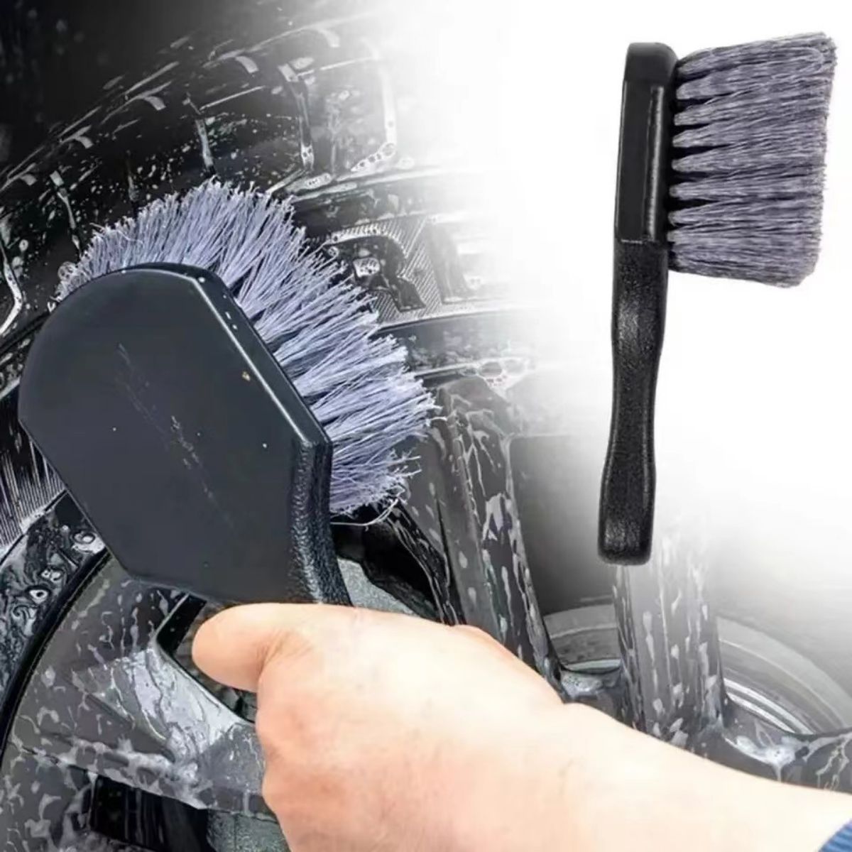 자동차 휠 청소 브러시 디테일 브러시, 짧은 핸들, 타 - Detailing Brush Set 리뷰 및 가격